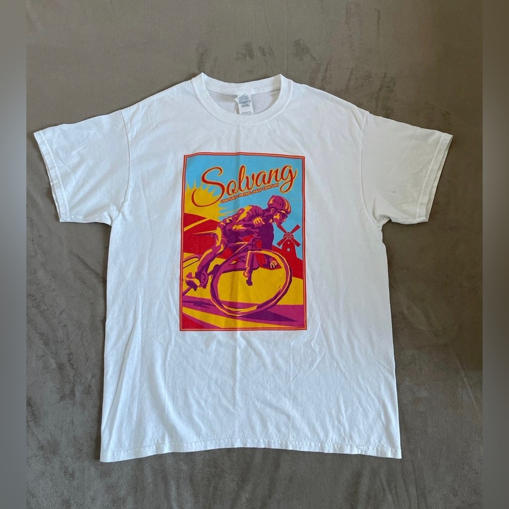 Vintage SOLVANG CENTURY, METRIC HALF CENTURY FFRONT GRAPHIC TEE 2019